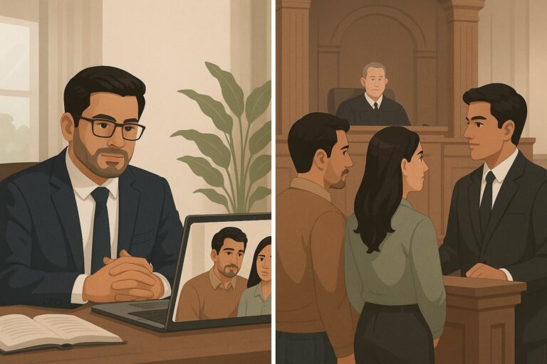 This image depicts how FAM Legal completes Mutual Divorce of their clients